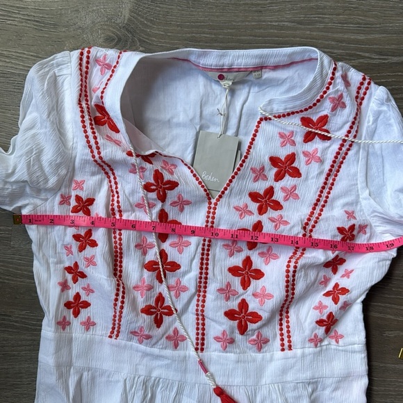 NEW BODEN Marla Embroidered Dress 10 - Picture 10 of 15